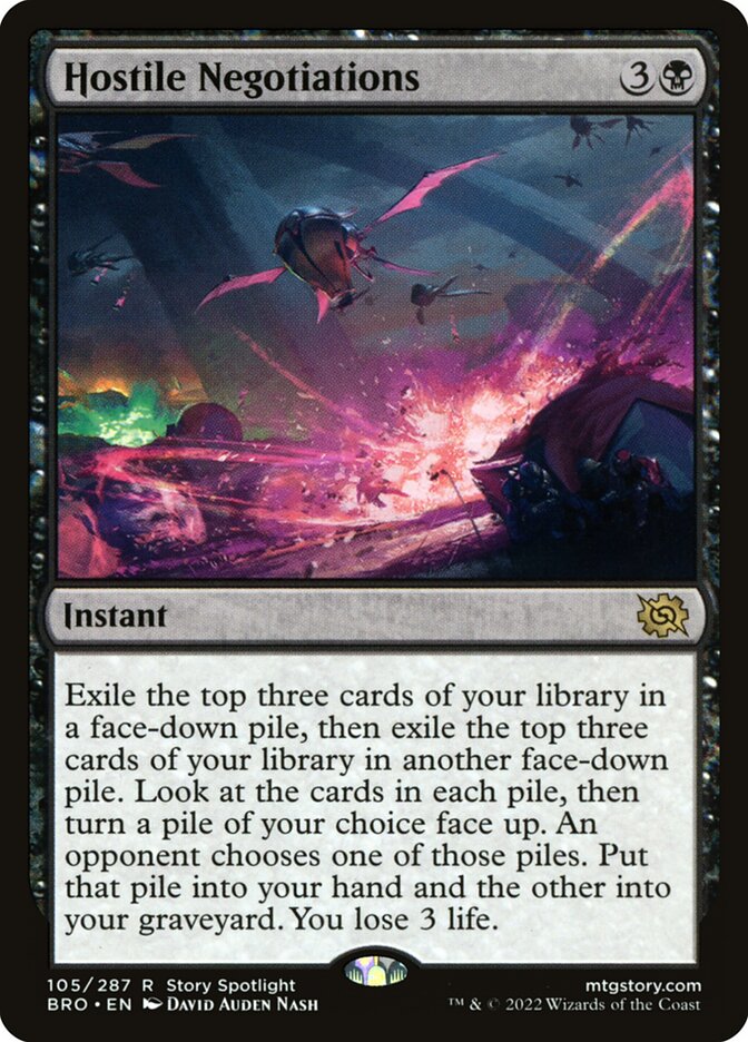 Negociações Hostis / Hostile Negotiations - Magic: The Gathering - MoxLand
