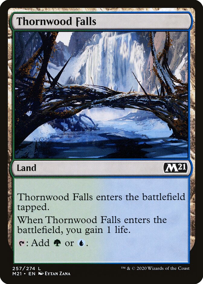 Cachoeira dos Espinhos / Thornwood Falls - Magic: The Gathering - MoxLand