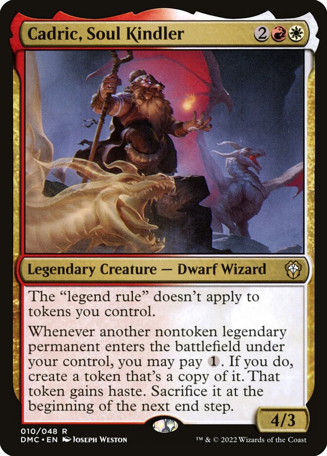 Cadric, Avivador das Almas / Cadric, Soul Kindler - Magic: The Gathering - MoxLand
