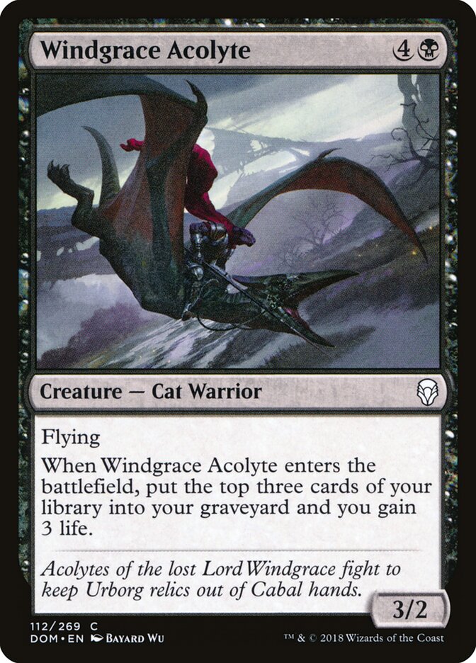 Acólito de Windgrace / Windgrace Acolyte - Magic: The Gathering - MoxLand