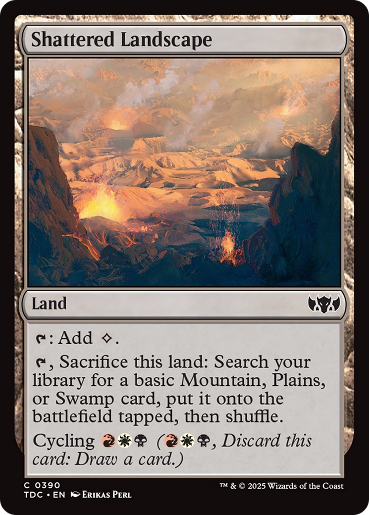 Paisagem Despedaçada / Shattered Landscape - Magic: The Gathering - MoxLand