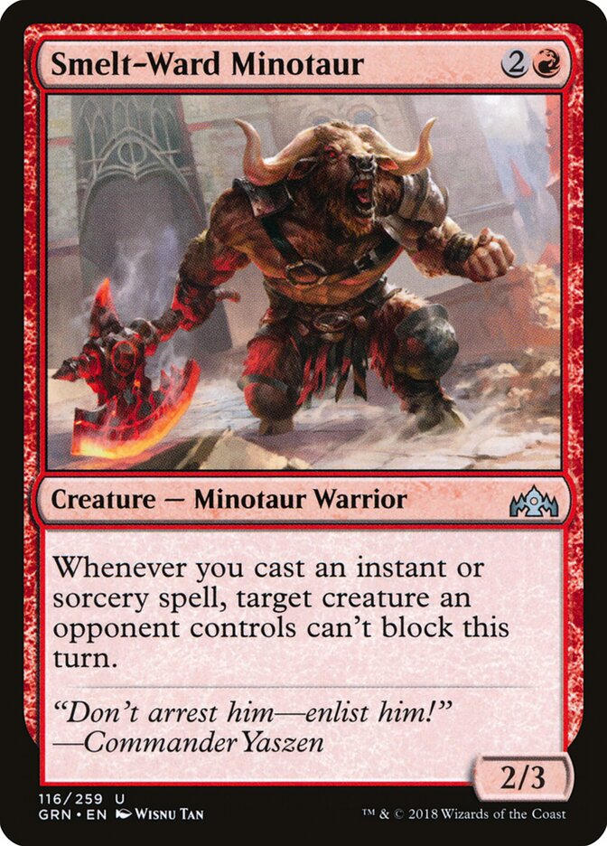 Minotauro do Bairro da Fundição / Smelt-Ward Minotaur - Magic: The Gathering - MoxLand