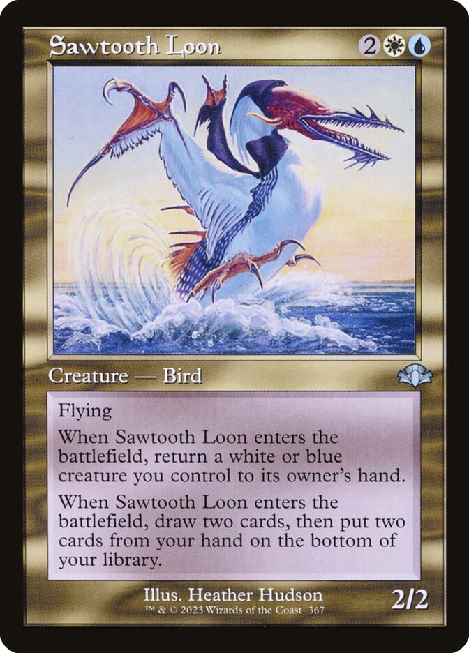 Alca de Dentes Serrilhados / Sawtooth Loon - Magic: The Gathering - MoxLand