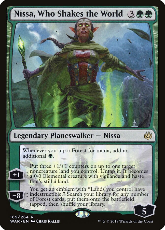 Nissa, Abaladora do Mundo / Nissa, Who Shakes the World - Magic: The Gathering - MoxLand