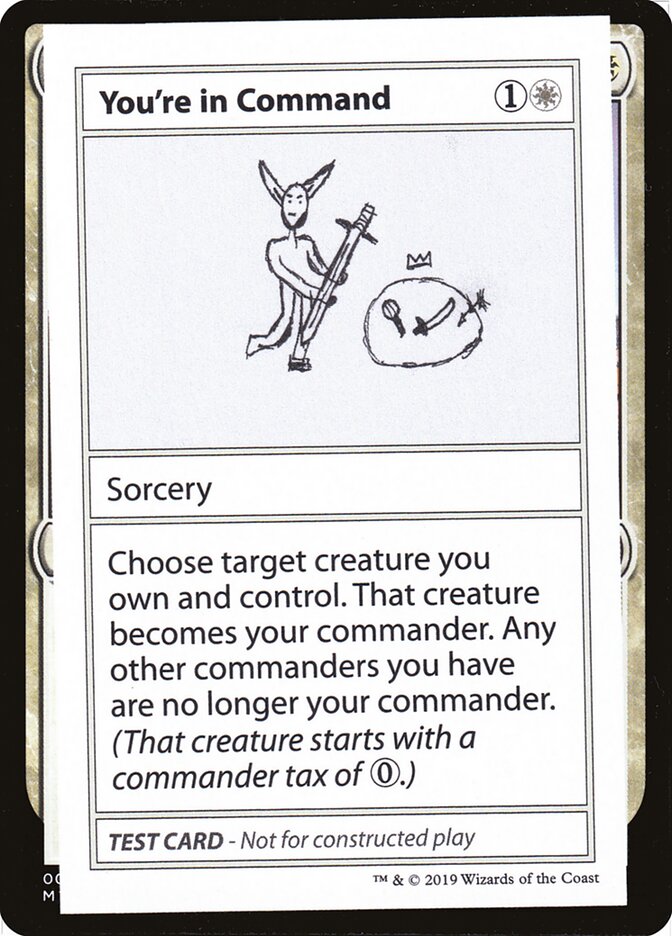 You're in Command - Magic: The Gathering - MoxLand