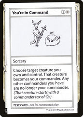You're in Command - Magic: The Gathering - MoxLand