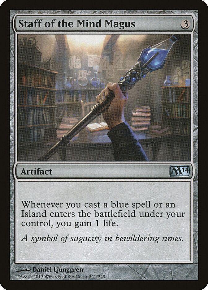 Cajado do Magus da Mente / Staff of the Mind Magus - Magic: The Gathering - MoxLand