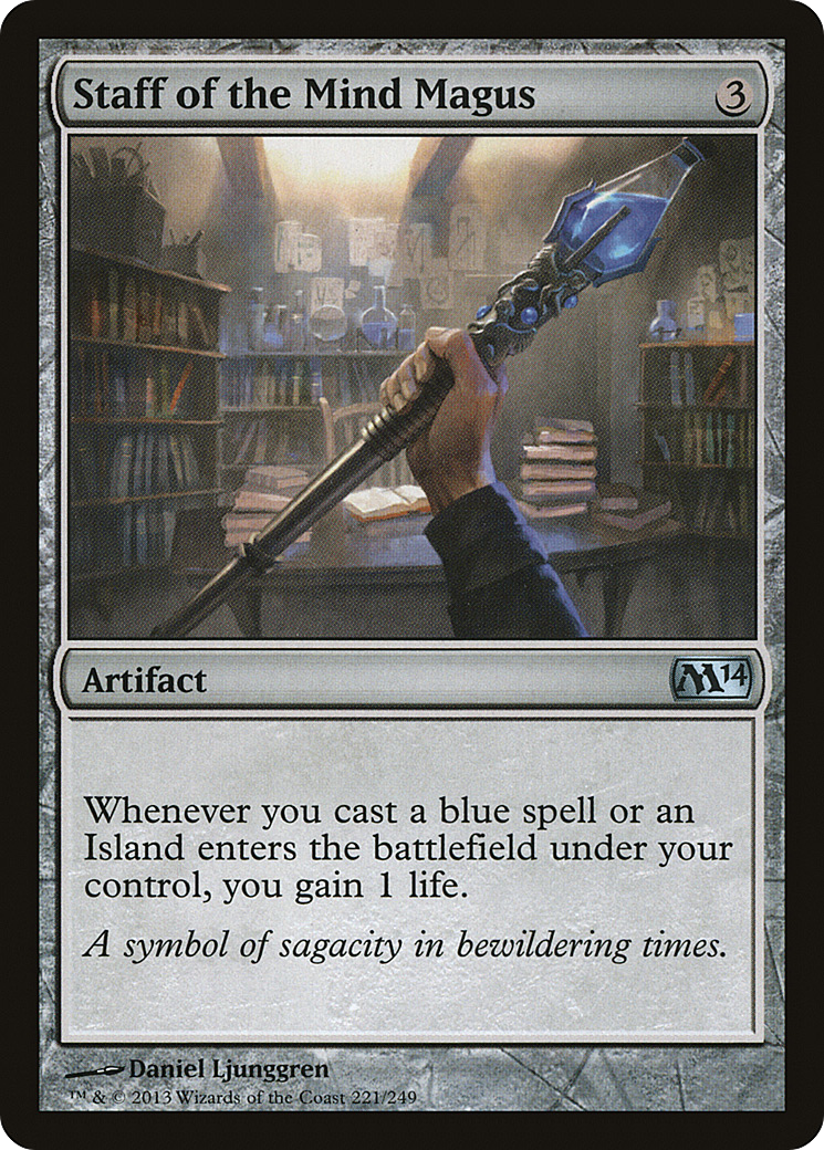 Cajado do Magus da Mente / Staff of the Mind Magus - Magic: The Gathering - MoxLand