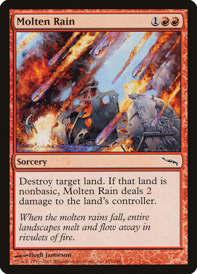 Chuva Fundente / Molten Rain - Magic: The Gathering - MoxLand