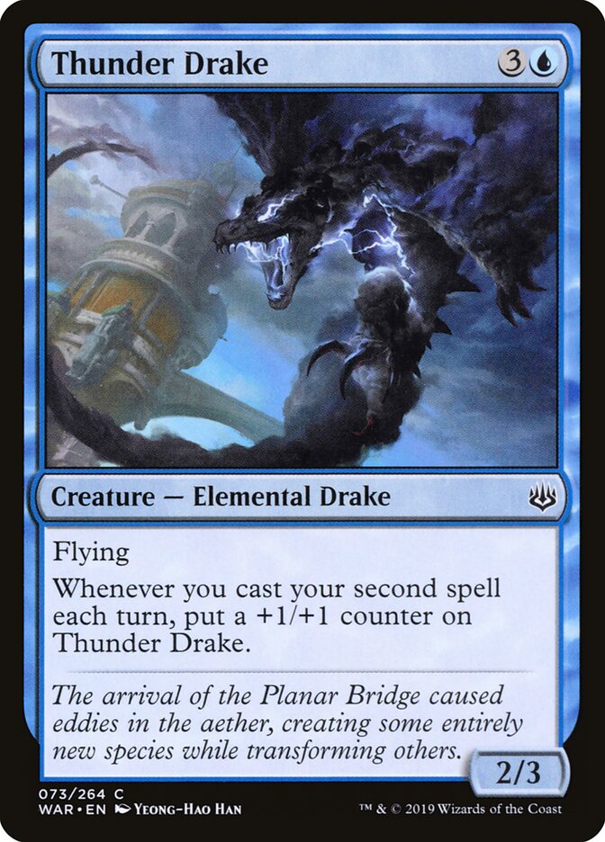 Dragonete do Trovão / Thunder Drake - Magic: The Gathering - MoxLand