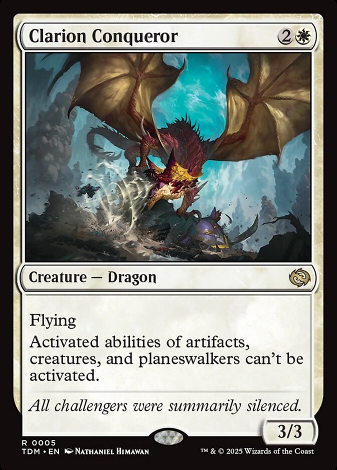 Conquistador do Clarim / Clarion Conqueror - Magic: The Gathering - MoxLand
