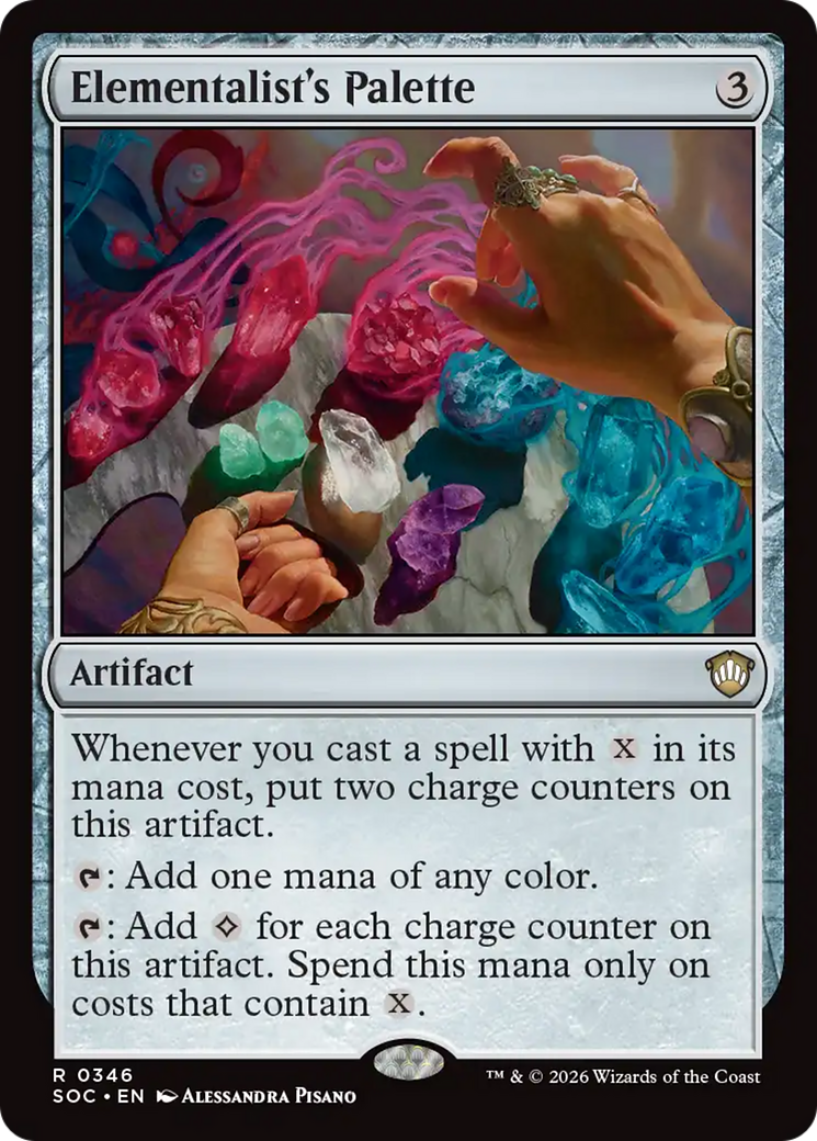 Palheta do Elementalista / Elementalist's Palette - Magic: The Gathering - MoxLand