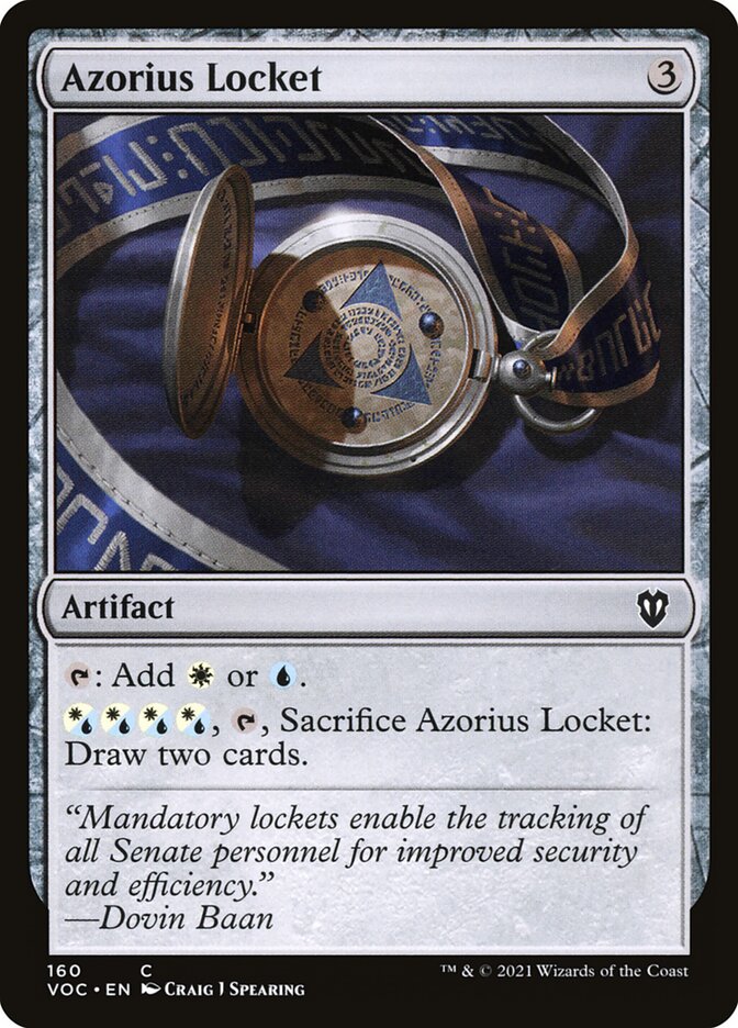 Medalhão Azorius / Azorius Locket - Magic: The Gathering - MoxLand