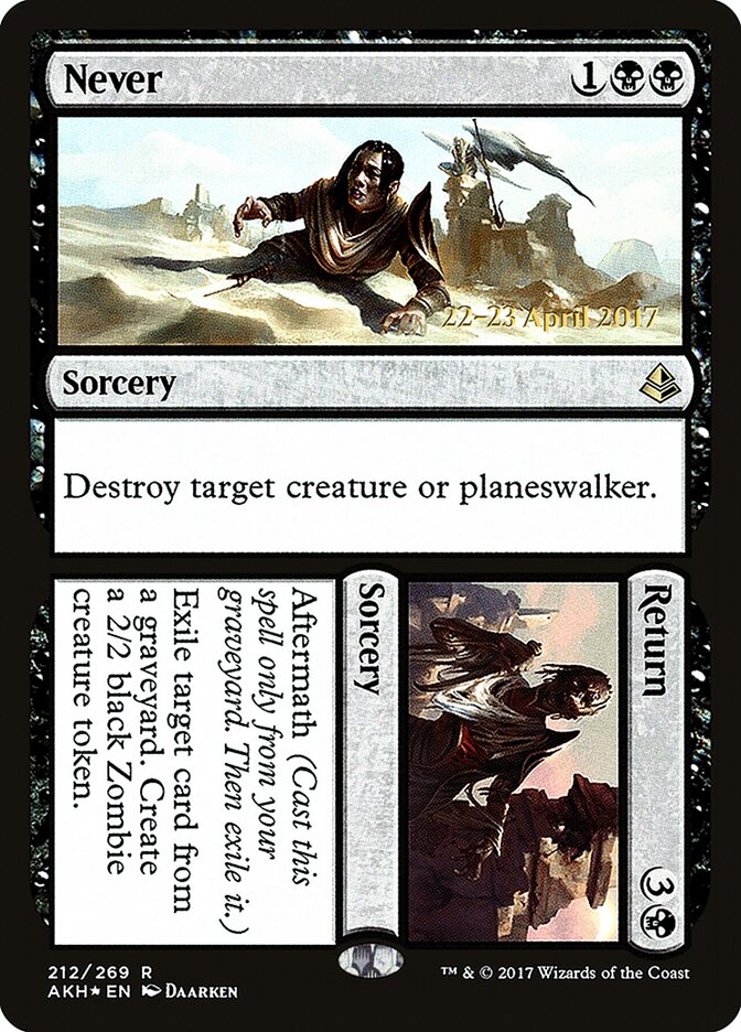 Never / Return - Magic: The Gathering - MoxLand