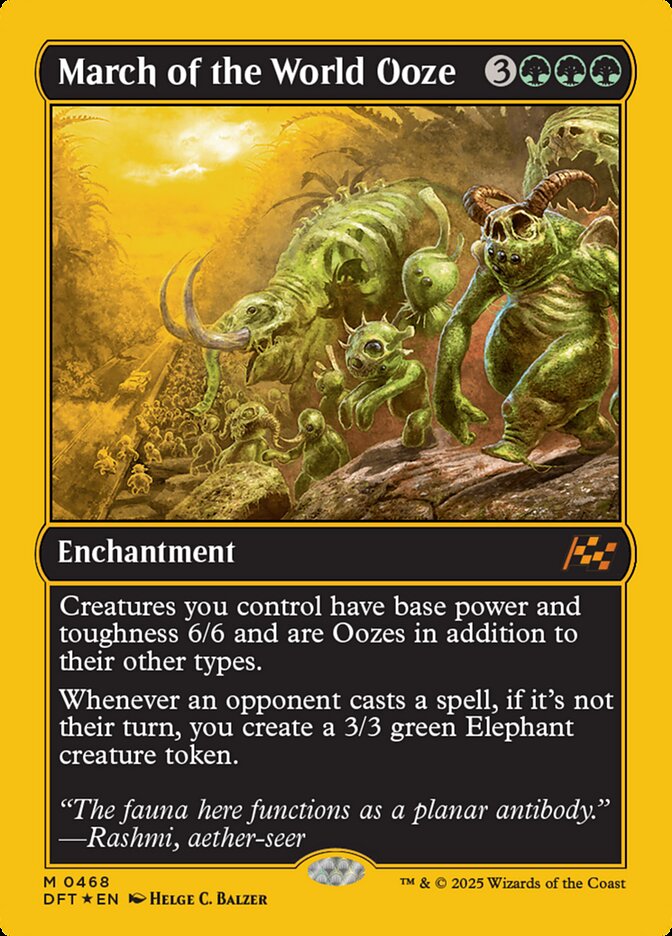 Marcha do Lodo Mundial / March of the World Ooze - Magic: The Gathering - MoxLand