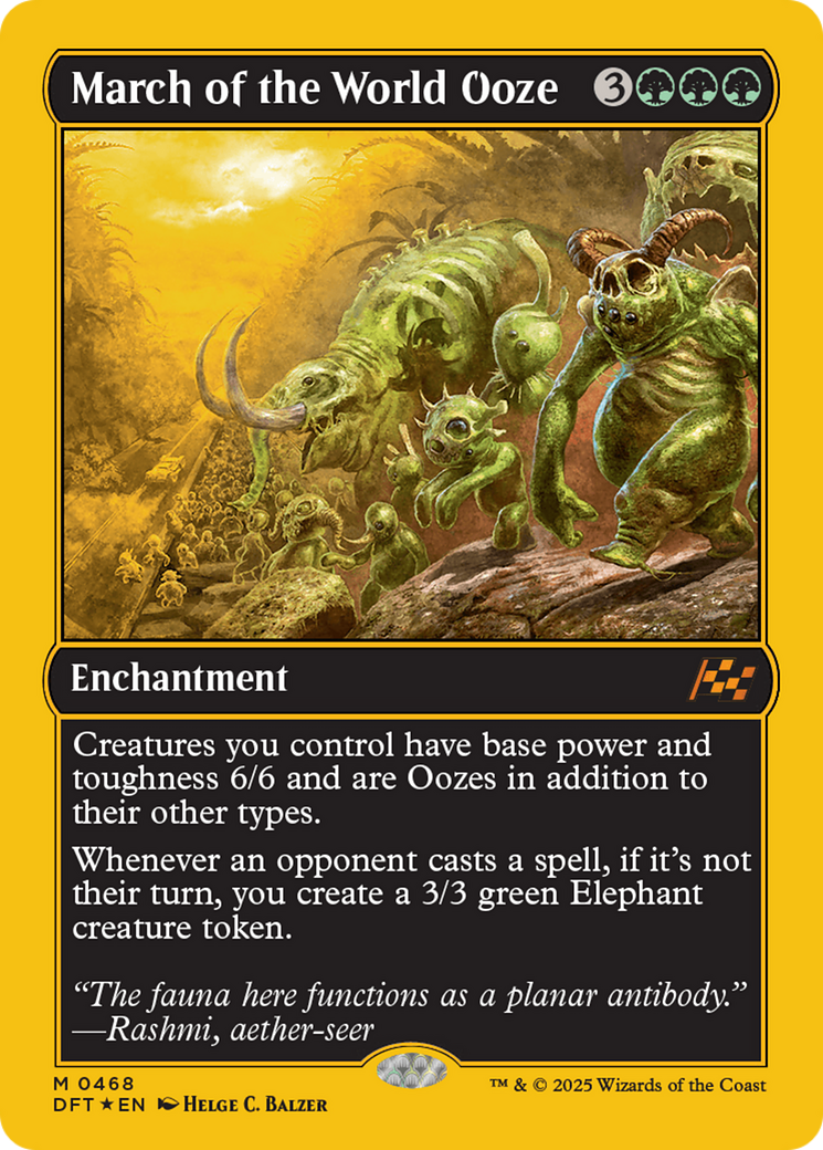 Marcha do Lodo Mundial / March of the World Ooze - Magic: The Gathering - MoxLand