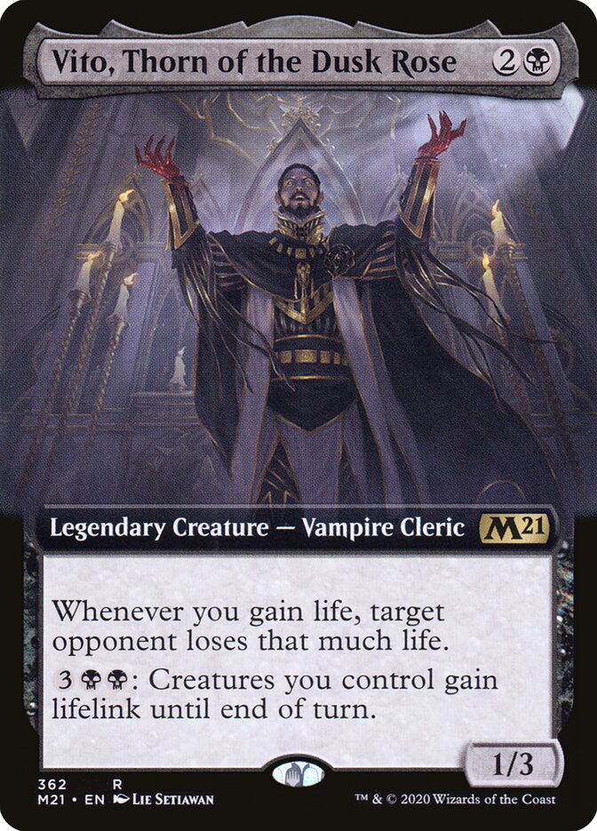 Vito, Espinho da Rosa do Ocaso / Vito, Thorn of the Dusk Rose - Magic: The Gathering - MoxLand