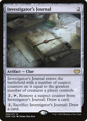 Diário do Investigador / Investigator's Journal - Magic: The Gathering - MoxLand