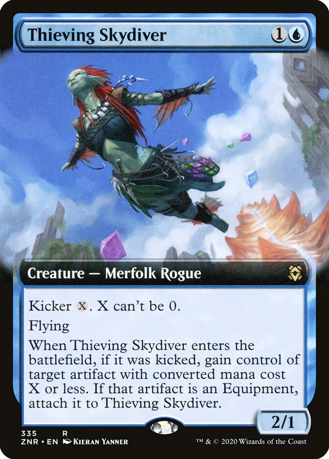 Mergulhadora Celeste Ladra / Thieving Skydiver - Magic: The Gathering - MoxLand