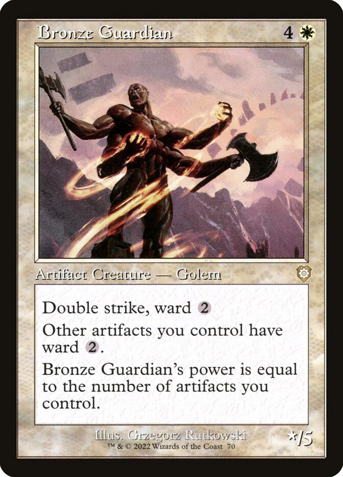 Guardião de Bronze / Bronze Guardian - Magic: The Gathering - MoxLand