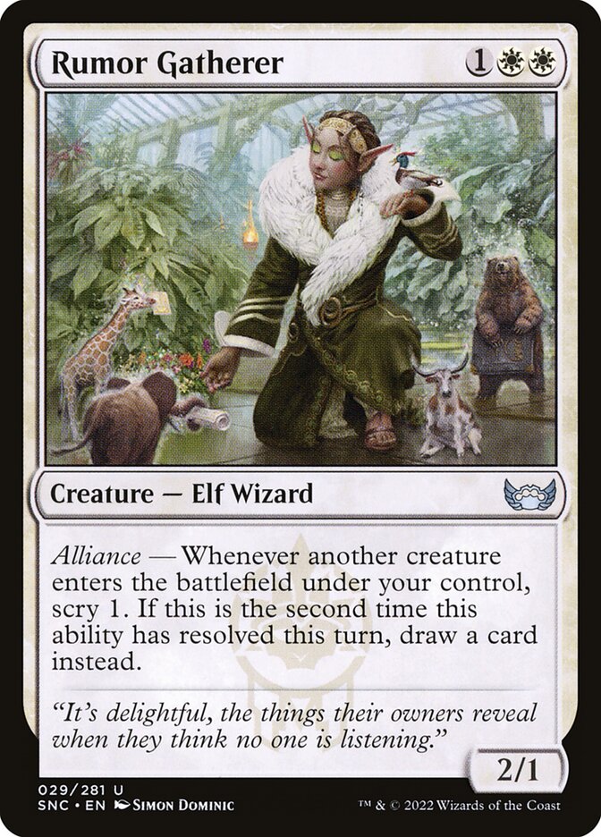 Coletora de Rumores / Rumor Gatherer - Magic: The Gathering - MoxLand