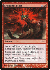 Explosão de Metralha / Shrapnel Blast - Magic: The Gathering - MoxLand