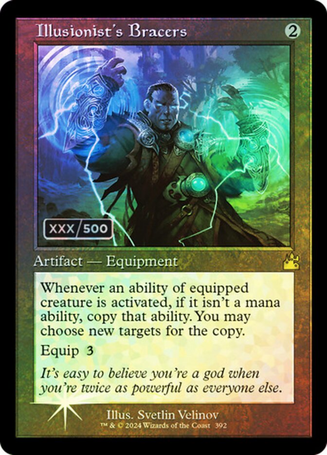 Bracelete do Ilusionista / Illusionist's Bracers - Magic: The Gathering - MoxLand