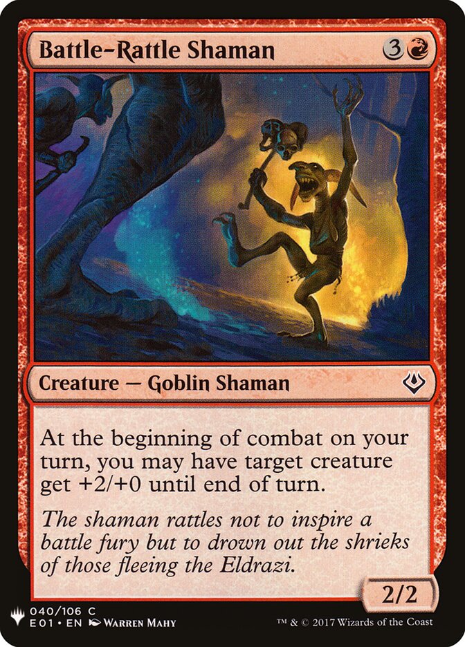 Xamã do Chocalho-de-guerra / Battle-Rattle Shaman - Magic: The Gathering - MoxLand