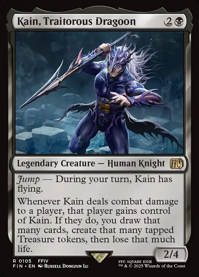 Kain, Cavaleiro-dragão Traidor / Kain, Traitorous Dragoon - Magic: The Gathering - MoxLand
