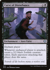 Maldição do Distúrbio / Curse of Disturbance - Magic: The Gathering - MoxLand