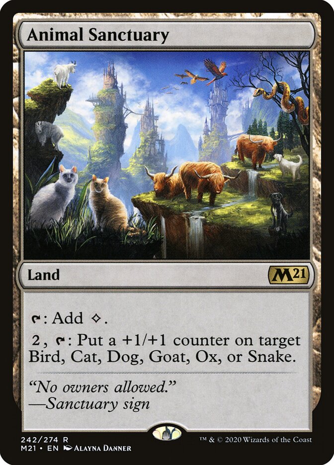 Santuário dos Animais / Animal Sanctuary - Magic: The Gathering - MoxLand