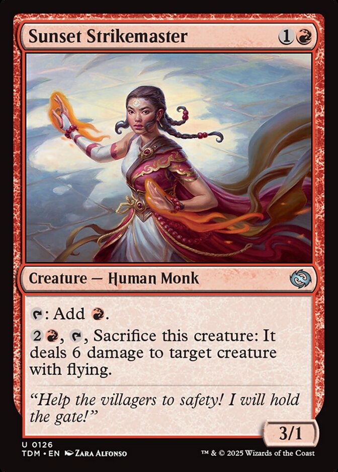 Mestra de Ataque do Crepúsculo / Sunset Strikemaster - Magic: The Gathering - MoxLand