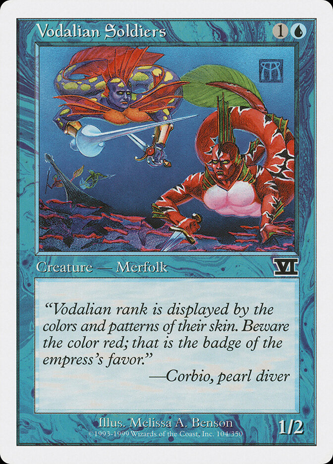 Soldados Vodalianos / Vodalian Soldiers - Magic: The Gathering - MoxLand