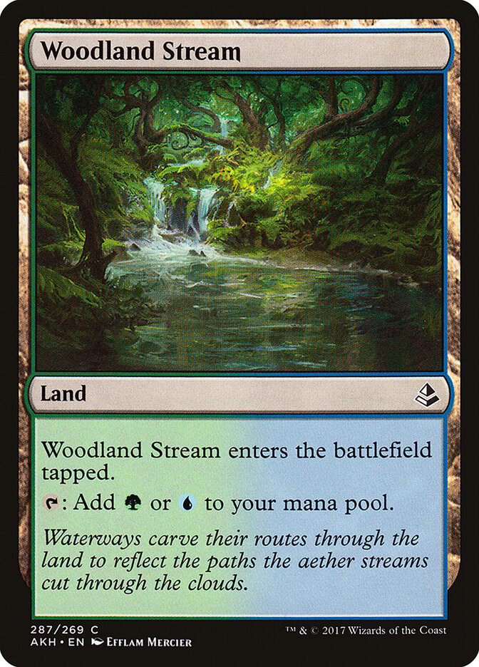 Riacho da Floresta / Woodland Stream - Magic: The Gathering - MoxLand