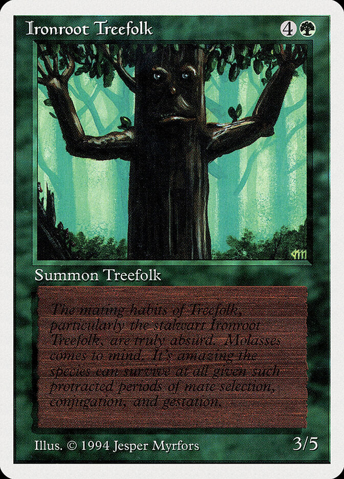 Ents das Raízes de Ferro / Ironroot Treefolk - Magic: The Gathering - MoxLand