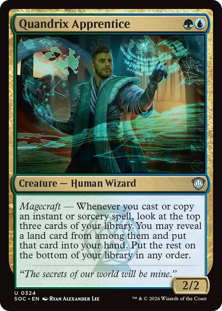 Aprendiz de Quandrix / Quandrix Apprentice - Magic: The Gathering - MoxLand