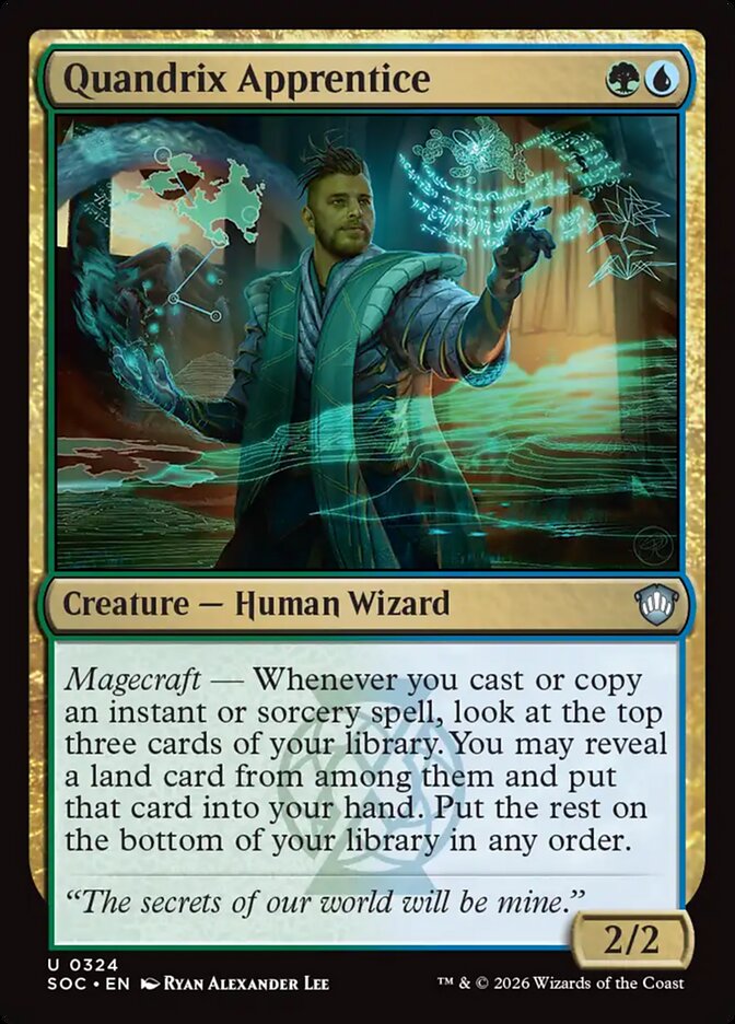 Aprendiz de Quandrix / Quandrix Apprentice - Magic: The Gathering - MoxLand