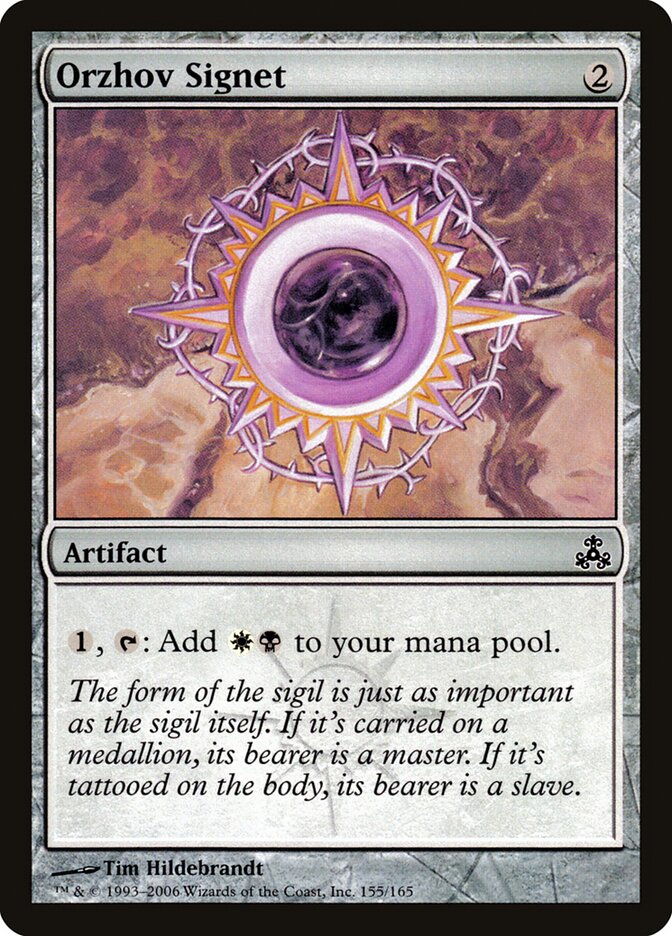 Sinete Orzhov / Orzhov Signet - Magic: The Gathering - MoxLand