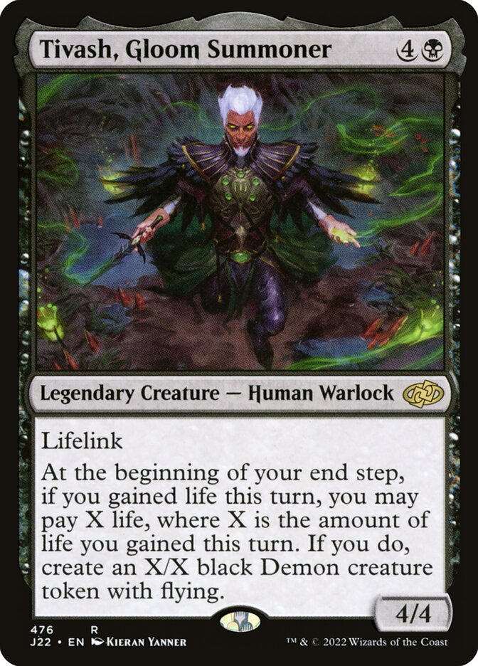 Tivash, Invocador do Escurecer / Tivash, Gloom Summoner - Magic: The Gathering - MoxLand