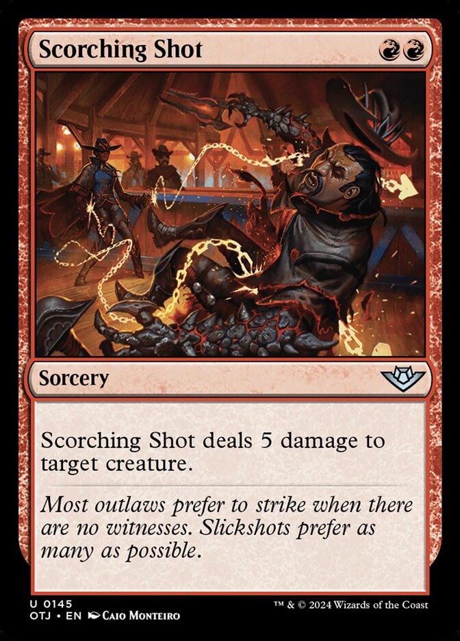 Tiro Calcinante / Scorching Shot - Magic: The Gathering - MoxLand