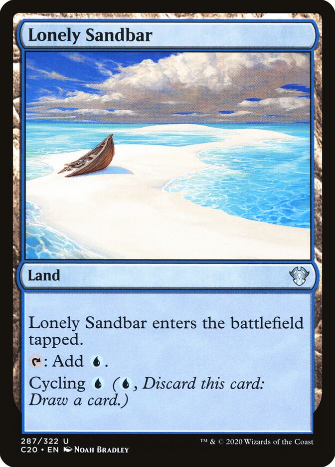 Banco de Areia Isolado / Lonely Sandbar - Magic: The Gathering - MoxLand