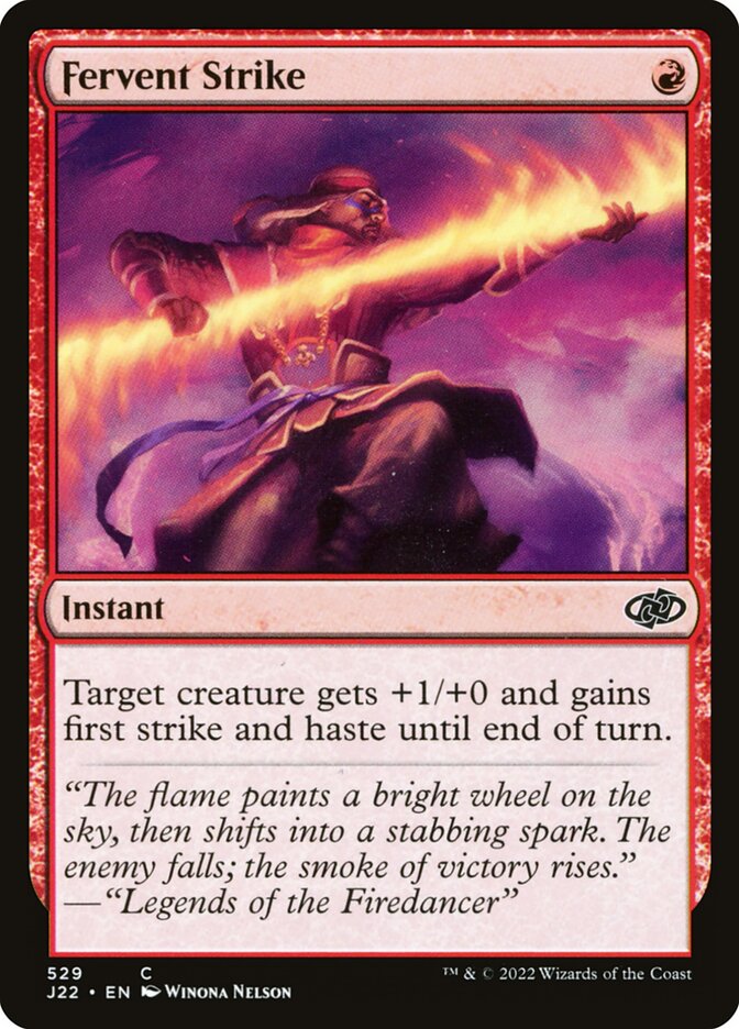 Golpe Fervente / Fervent Strike - Magic: The Gathering - MoxLand