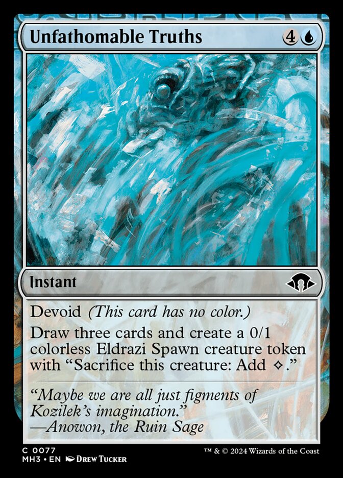 Verdades Imperscrutáveis / Unfathomable Truths - Magic: The Gathering - MoxLand