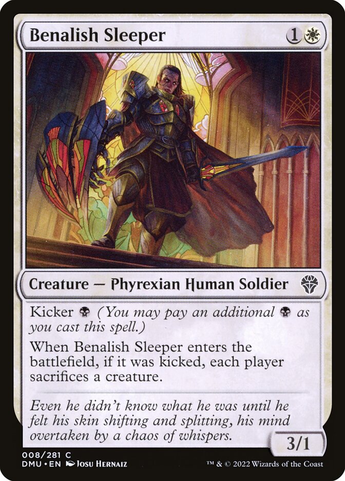 Adormecido de Benália / Benalish Sleeper - Magic: The Gathering - MoxLand