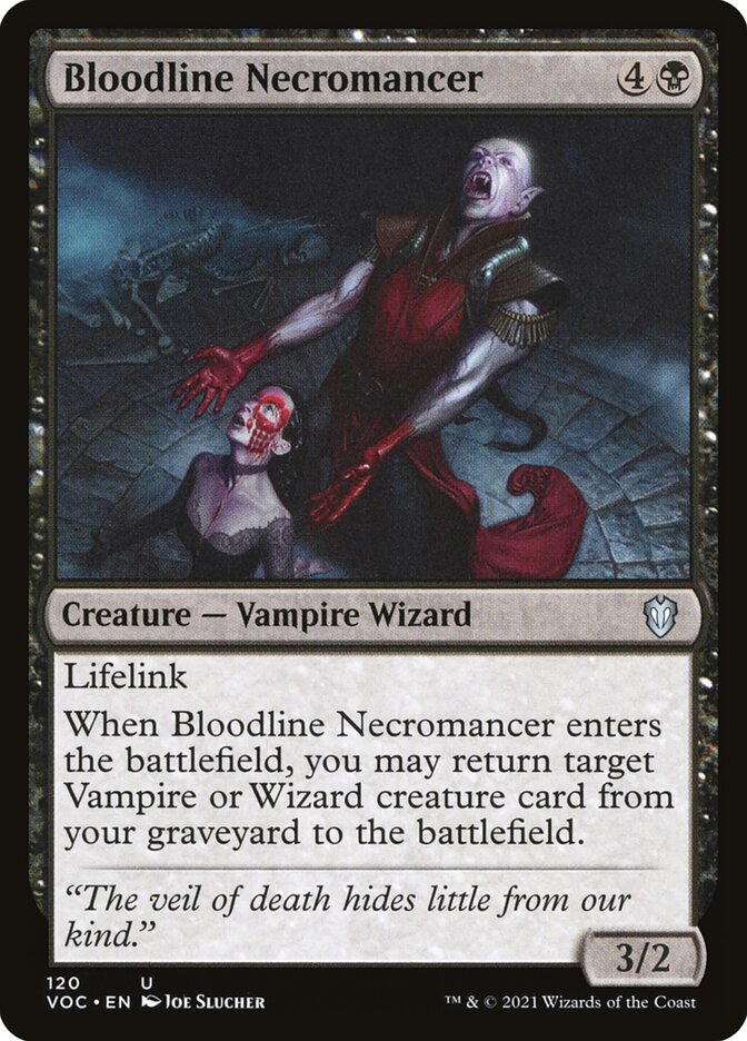 Necromante da Linhagem / Bloodline Necromancer - Magic: The Gathering - MoxLand