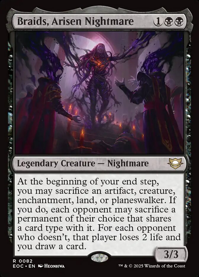 Braids, Pesadelo Desperto / Braids, Arisen Nightmare - Magic: The Gathering - MoxLand
