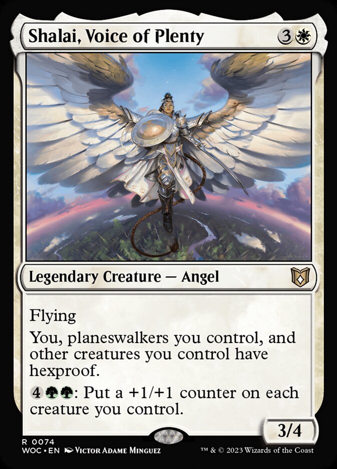 Shalai, Voz da Abundância / Shalai, Voice of Plenty - Magic: The Gathering - MoxLand