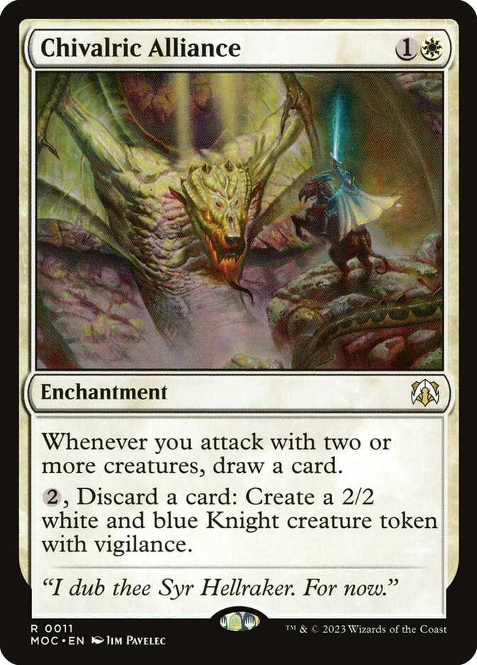 Aliança Cavaleiresca / Chivalric Alliance - Magic: The Gathering - MoxLand