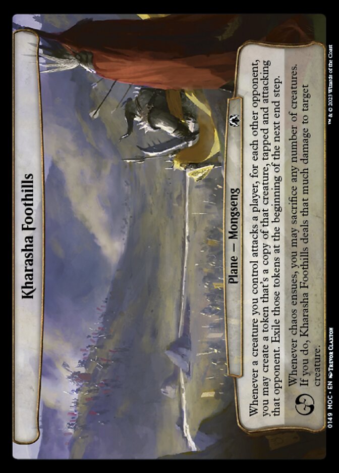 Montes de Kharasha / Kharasha Foothills - Magic: The Gathering - MoxLand