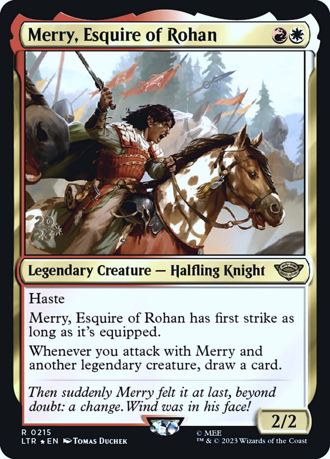 Merry, Escudeiro de Rohan / Merry, Esquire of Rohan - Magic: The Gathering - MoxLand